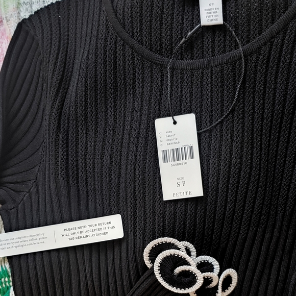 Anthro ML Monique Lhuillier Sona Knit Mini Dress - Picture 8 of 8